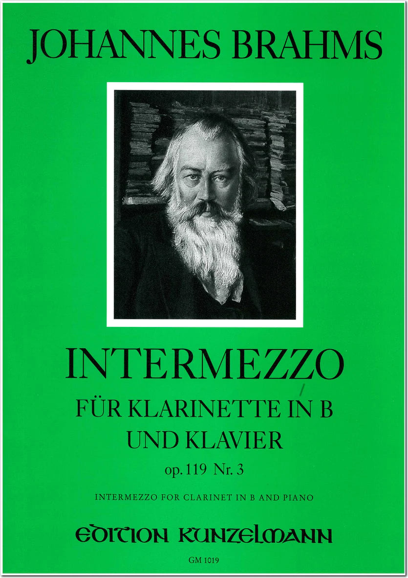 Brahms Intermezzo for Clarinet and Piano Op. 119 No. 3