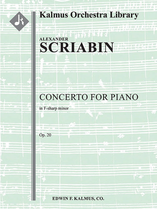 Scriabin: Concerto for Piano in F-sharp minor, Op. 20