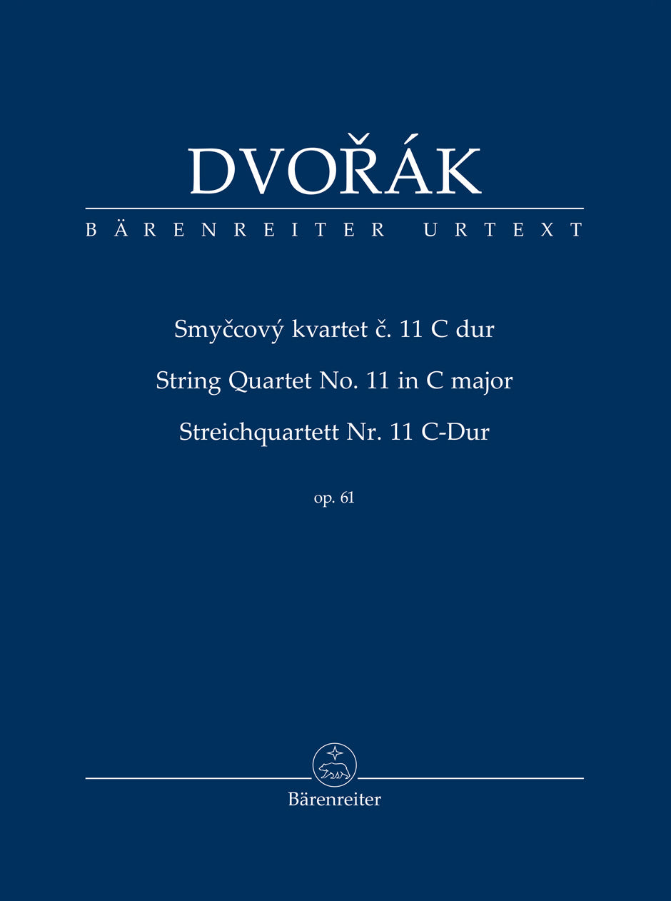 Dvořák: String Quartet no. 11 in C major op. 61