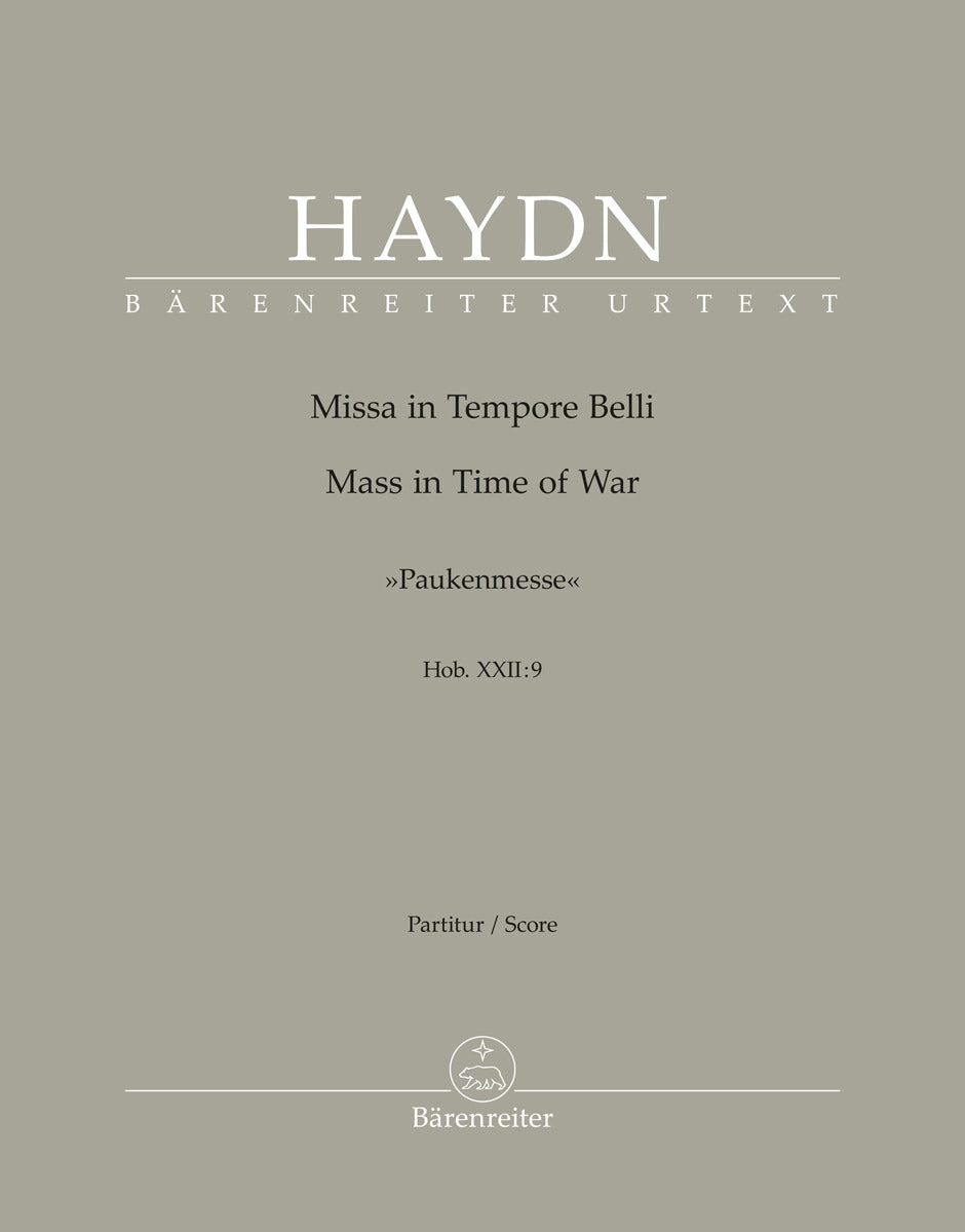 Haydn: Missa in Tempore Belli, Hob. XXII:9 (Full Score)