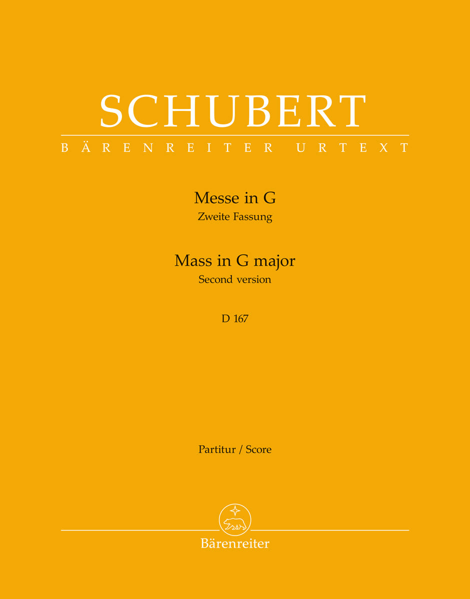 Schubert: Mass in G Major, D. 167 - Second Version (Full Score)