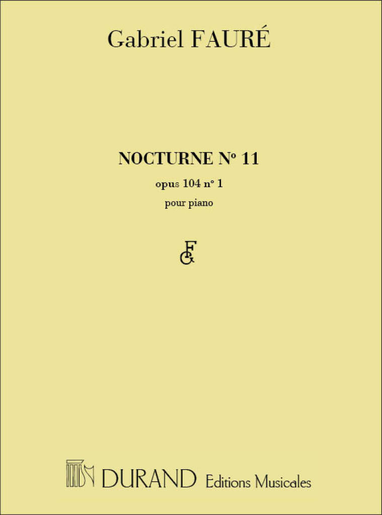 Faure Nocturne No. 11 Piano