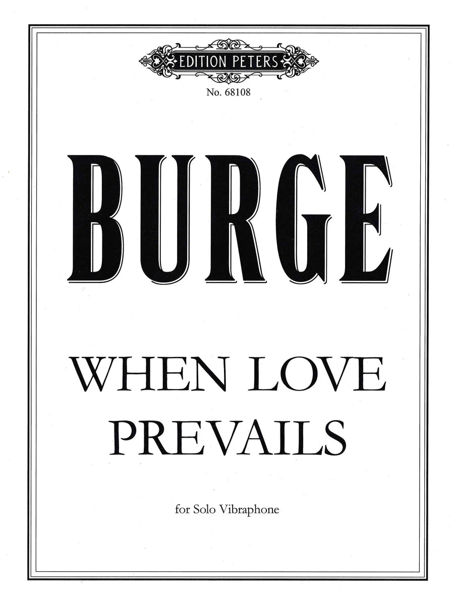 Burge When Love Prevails