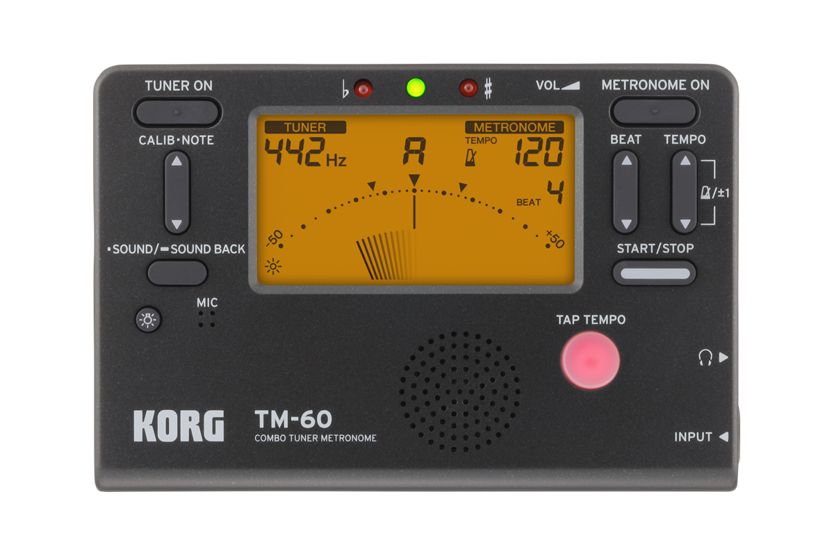 Korg TM60 Combo Tuner & Metronome - Black