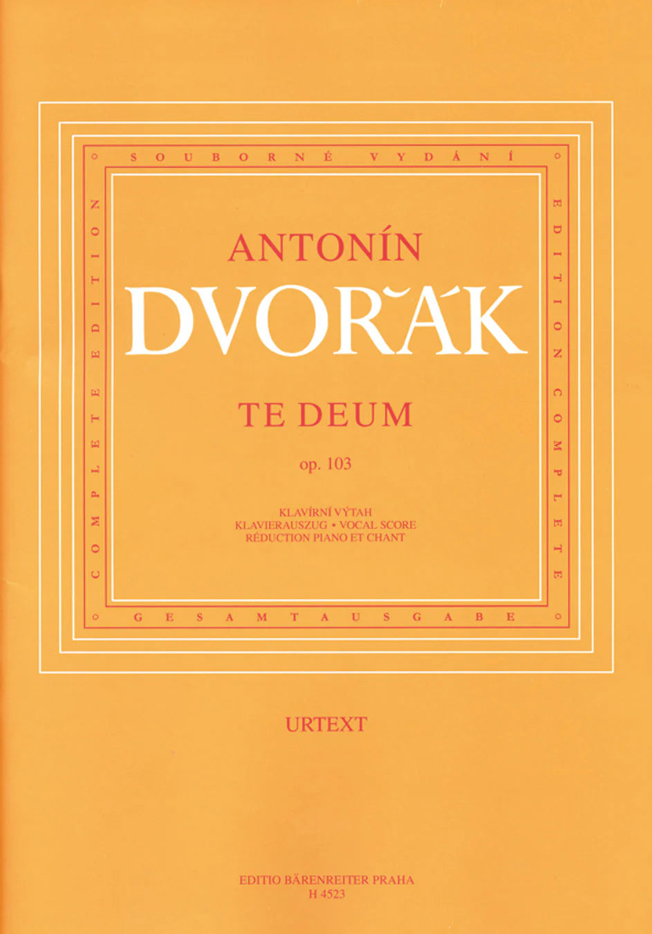Dvořák: Te Deum, Op. 103