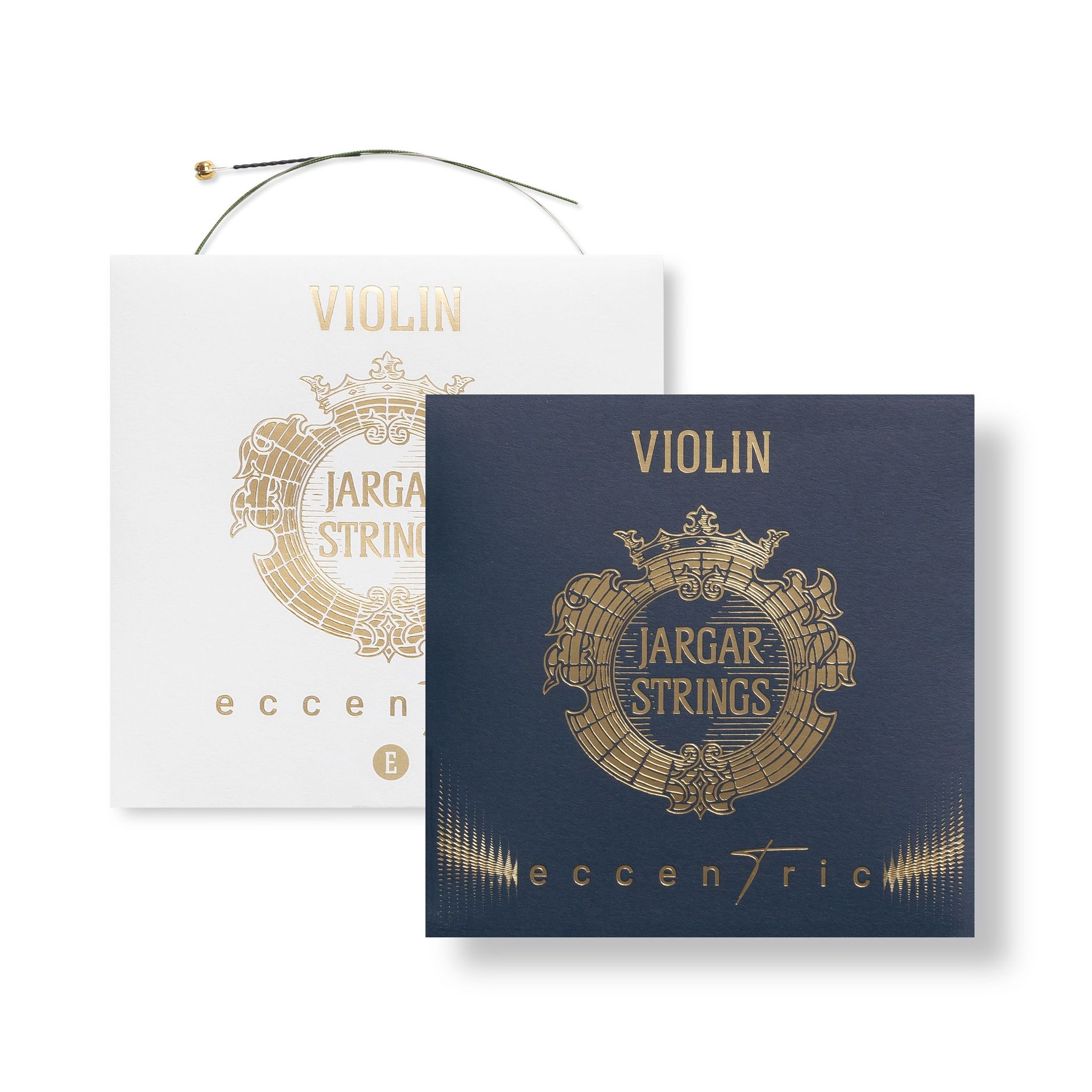 Jargar Eccentric Violin String Set (5 strings total) - Two Es