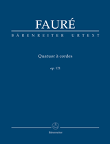 Faure String Quartet Op. 121 N 195