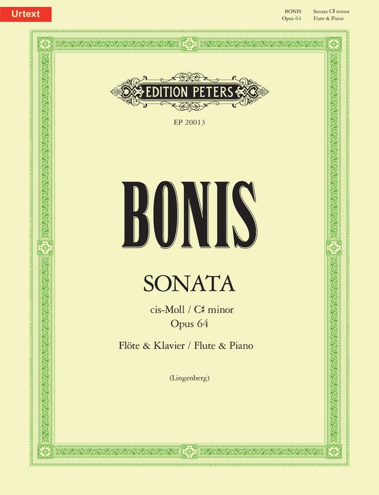 Bonis: Sonata for Flute and Piano in C-sharp minor Op. 64