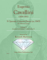 Cavallini 9 Operatic Concert Pieces Volume 3