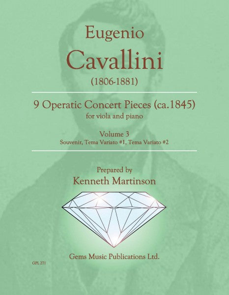 Cavallini 9 Operatic Concert Pieces Volume 3