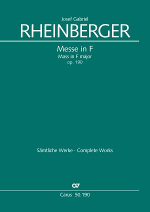 Rheinberger Mass in F Major Op. 190 Full Score