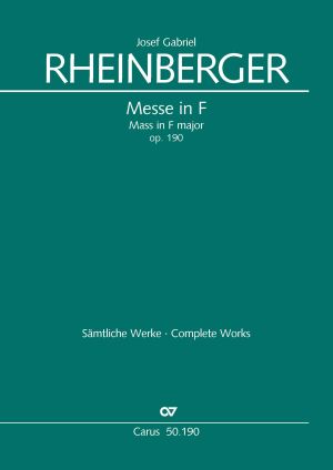 Rheinberger Mass in F Major Op. 190 Full Score