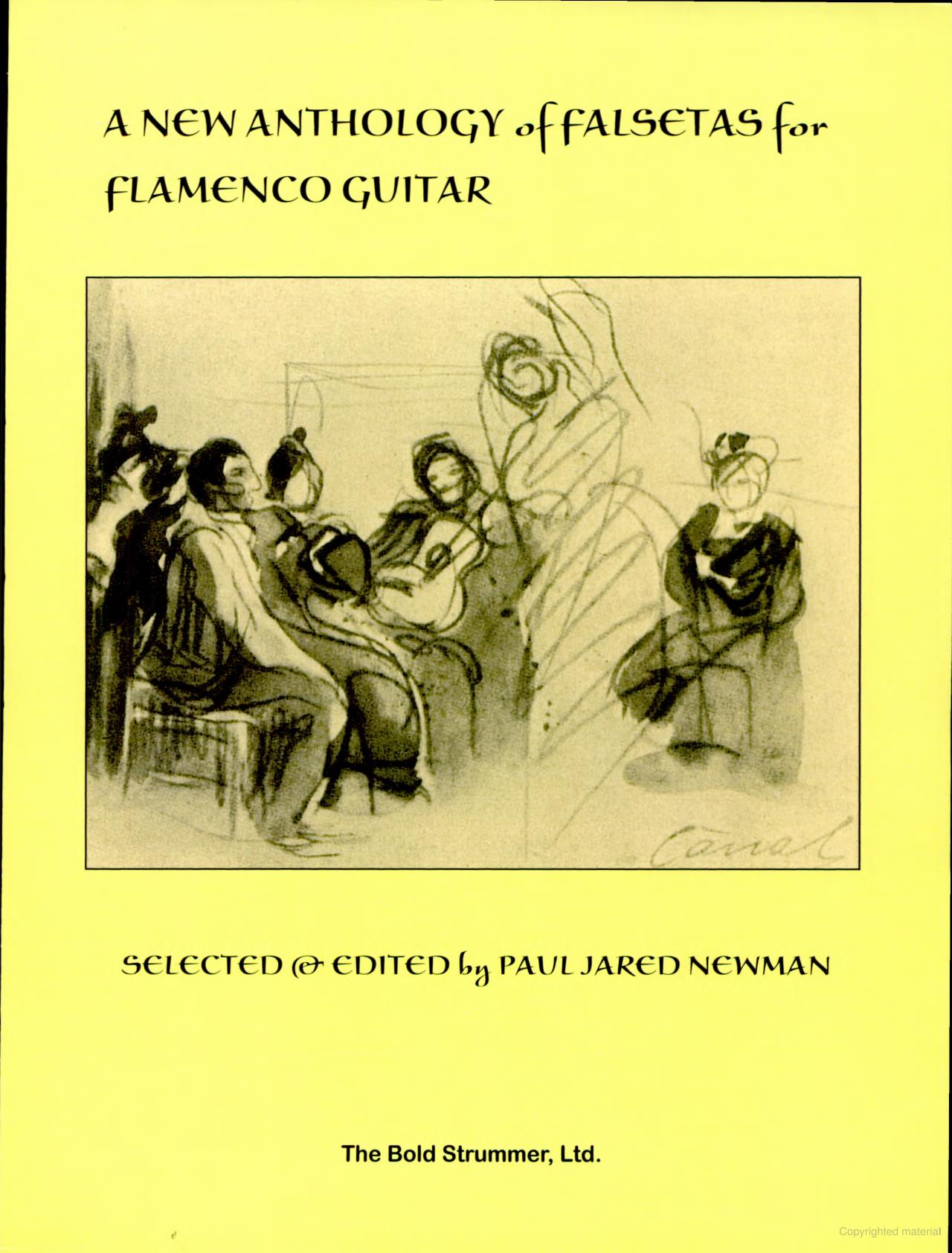 A New Anthology of Falsetas for Flamenco Guitar CLEARANCE SHEET MUSIC / FINAL SALE