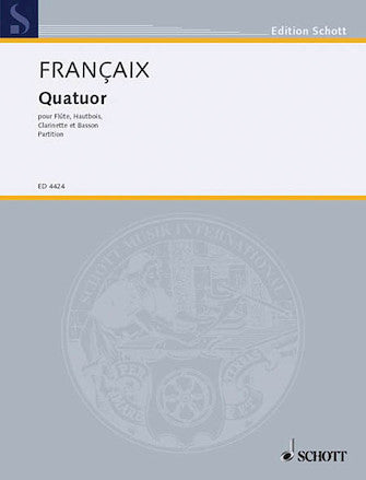 Francaix Woodwind Quartet Score