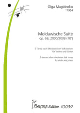 Magidenko Moldawische Suite. Easy pieces for violin and piano