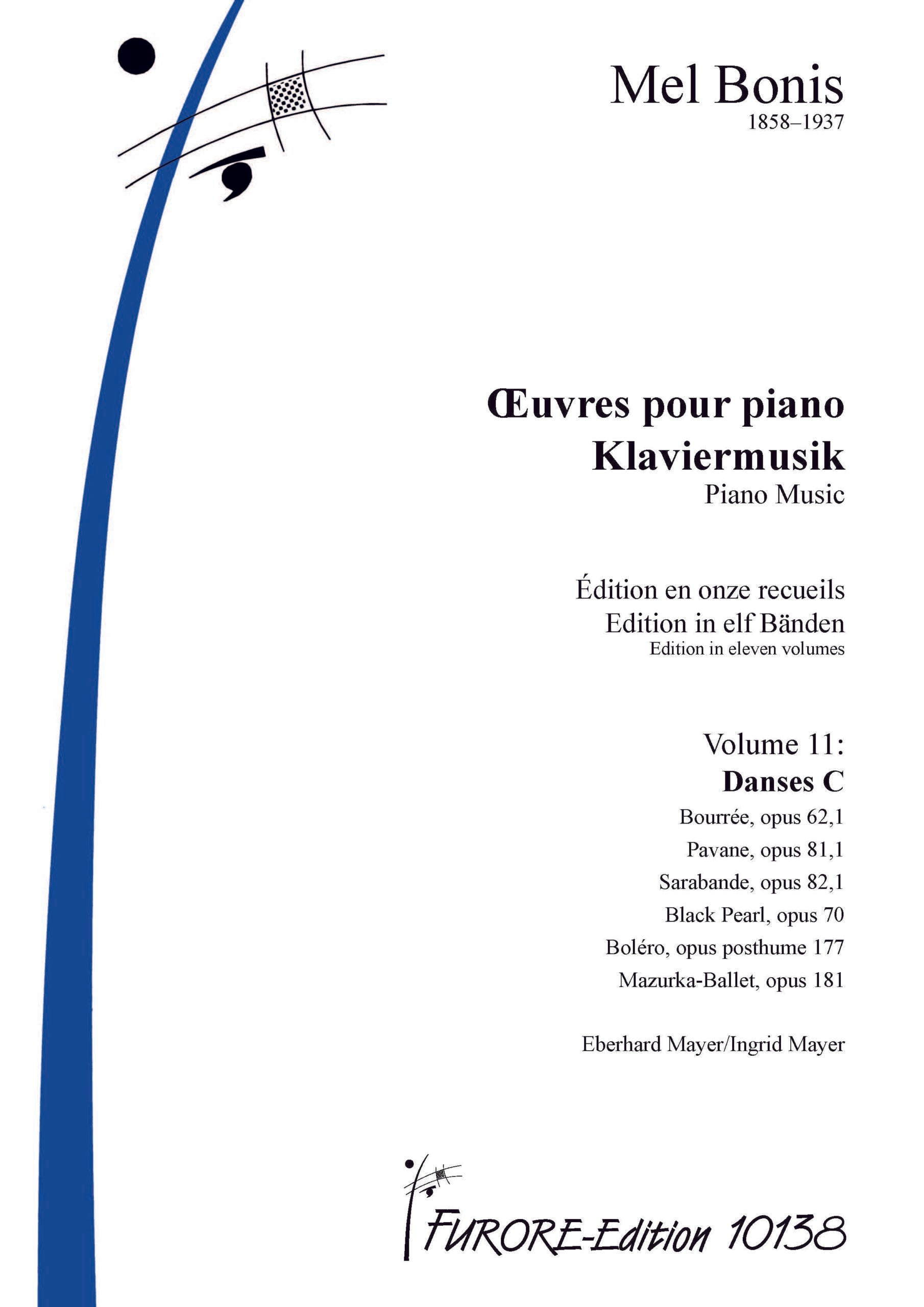 Bonis V 11 Danses C for Piano