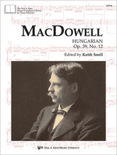 MacDowell: Hungarian, Op. 39, No. 12