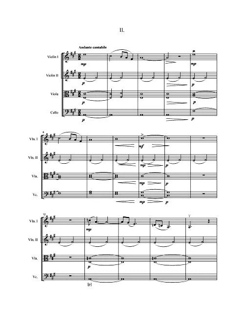 Price: String Quartet No. 2 (Score & Parts)