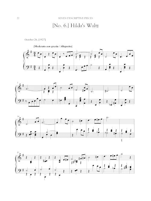 Price: Seven Descriptive Pieces