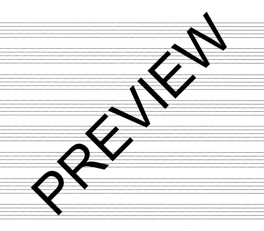 Passantino Spiral Book #79 64 Pages 8 Stave Both Sides 8x7