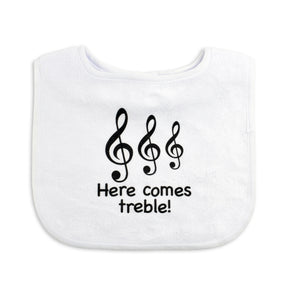 Here Comes Treble Bib