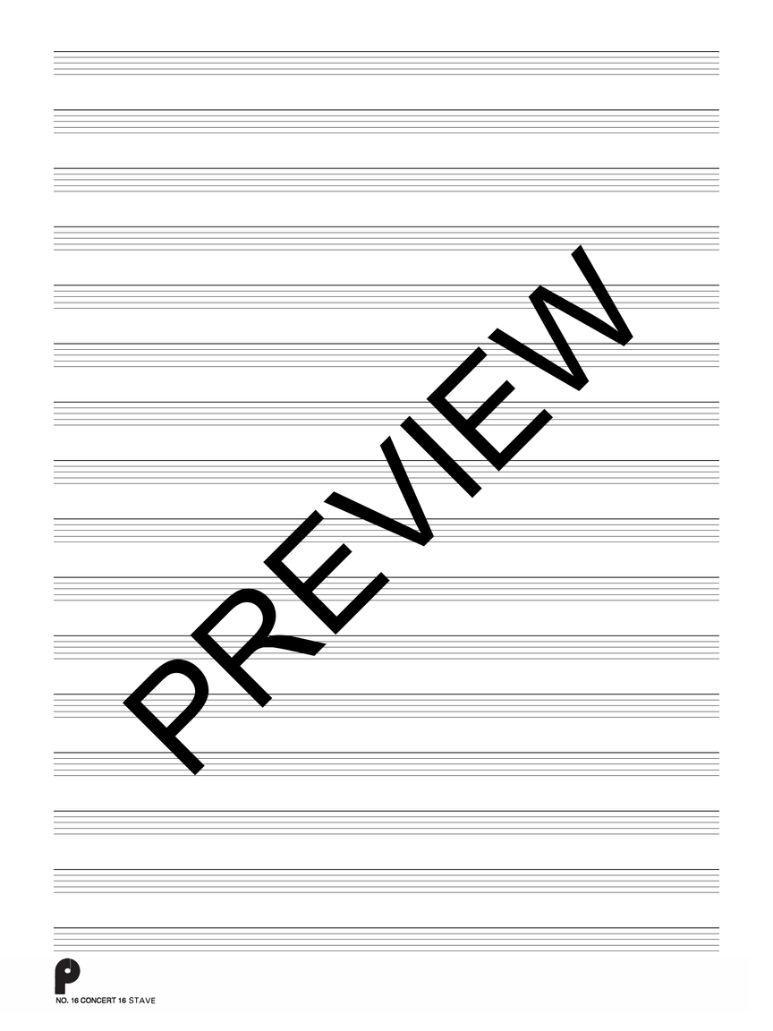 Passantino Manuscript #16 16-Stave Spiral Notebook