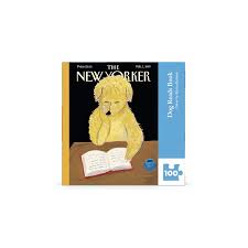 Puzzle: New Yorker - Dog Reads Book Mini
