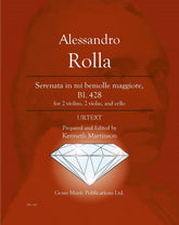 Rolla Serenate in Eb Major, BI. 428
