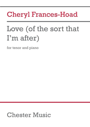 Frances-Hoad Love (of the sort that I'm after) Tenor and Piano