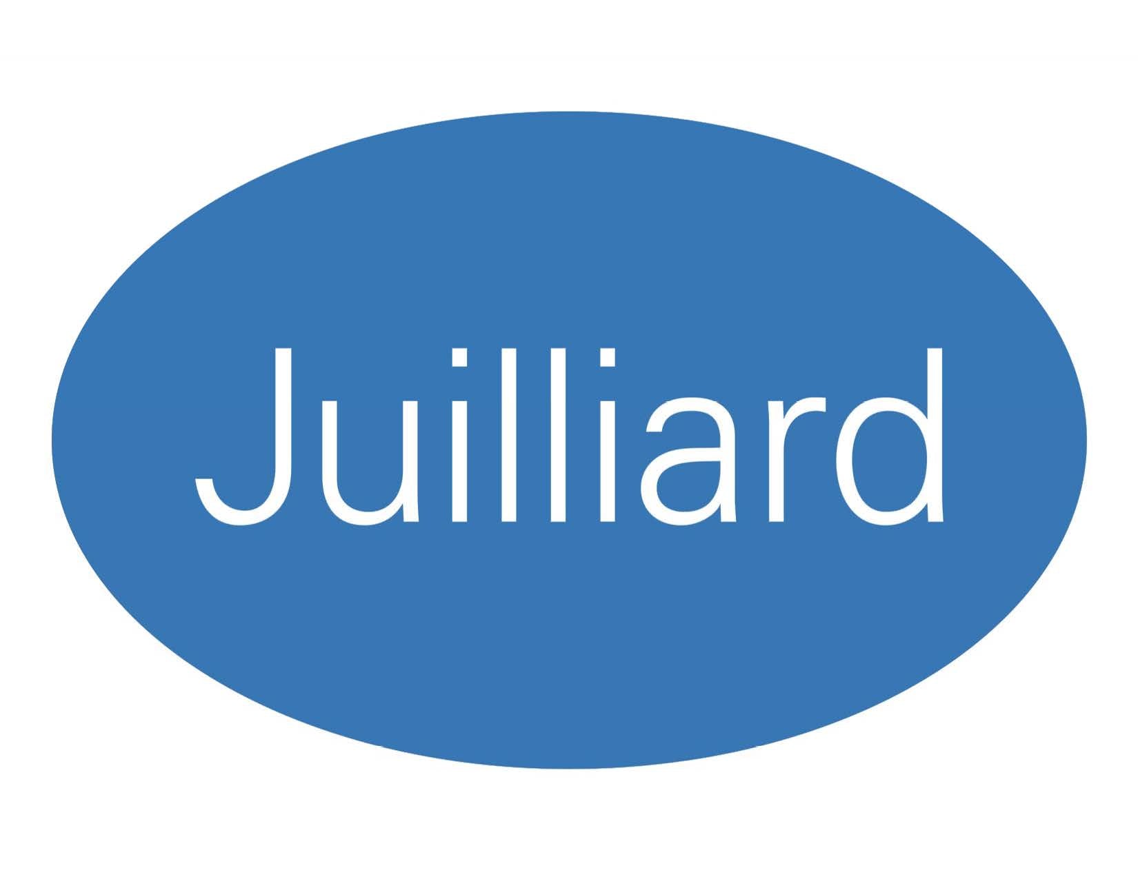 Decal: Juilliard Universal Font Oval Sticker