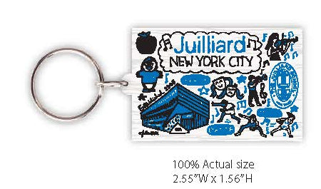 Keychain: Juilliard x Julia Gash (wood)