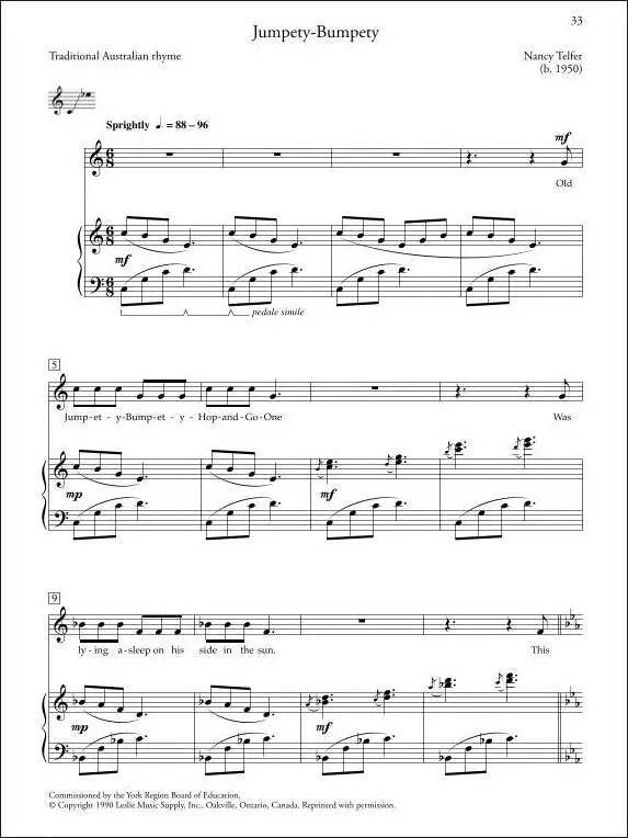 Voice Repertoire Level 2, 2025 Edition, The Royal Conservatory, V6R02, interior page