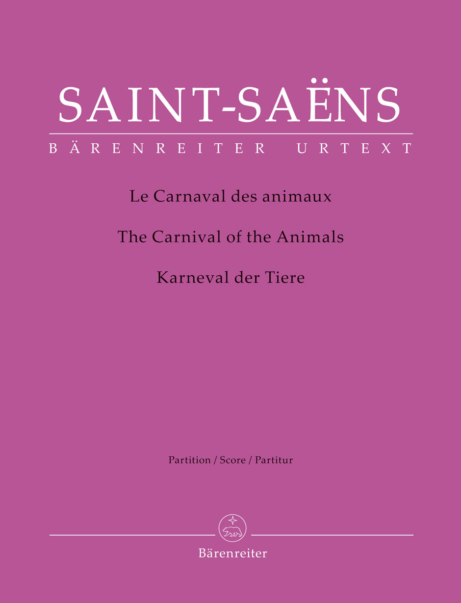 Saint-Saens The Carnival of the Animals, Score