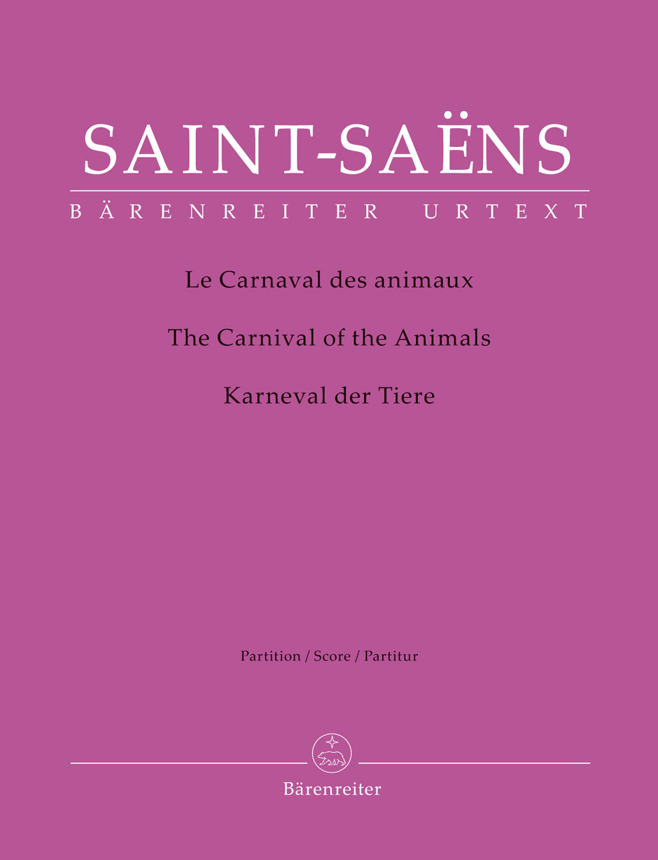 Saint-Saens The Carnival of the Animals, Score
