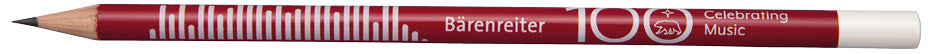 Barenreiter Jubilee Pencil - Handel Red