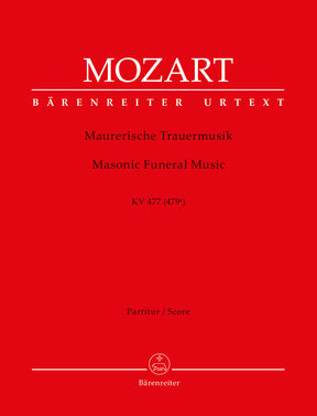 Mozart Masonic Funeral Music K. 477 (479a), Score