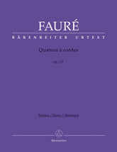 Faure String Quartet op. 121 N 195
