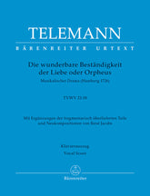 Telemann: Orpheus, TVWV 21:18 (Vocal Score)