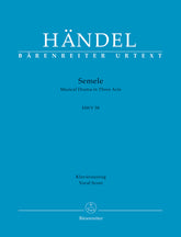 Handel Semele HWV 58 Musical Drama in Three Acts