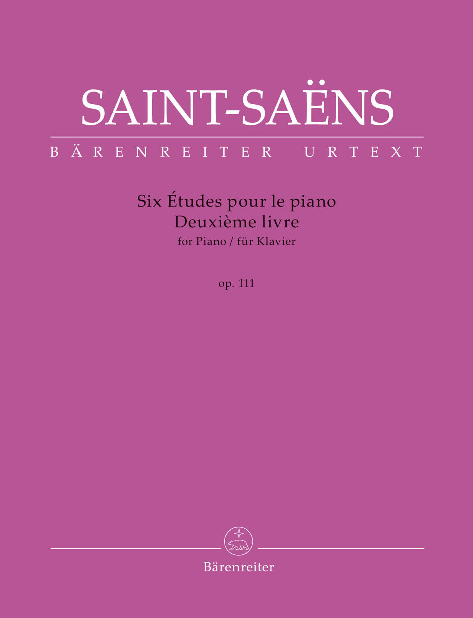 Saint-Saens Six Études for Piano op. 111 R 49 Deuxième livre