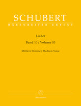 Schubet Lieder, Volume 10 for Medium Voice