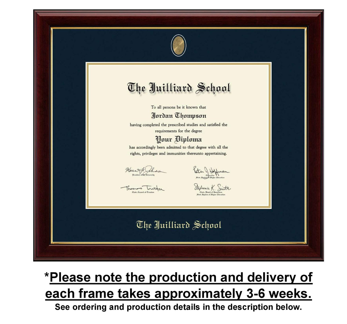 Diploma Frame: Juilliard Masterpiece Gallery (431696)*