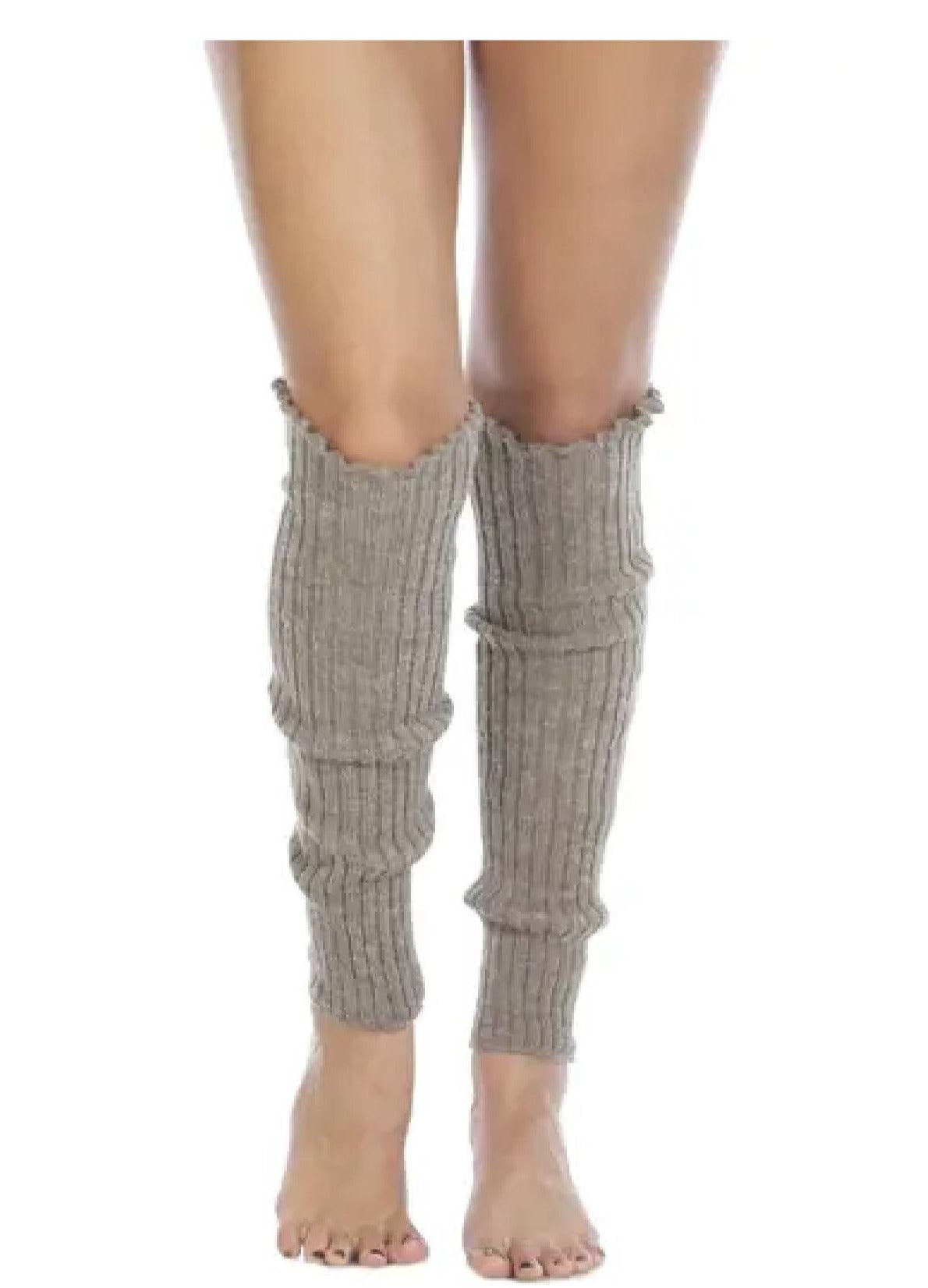 Leg Warmers: Cable Knit 22"