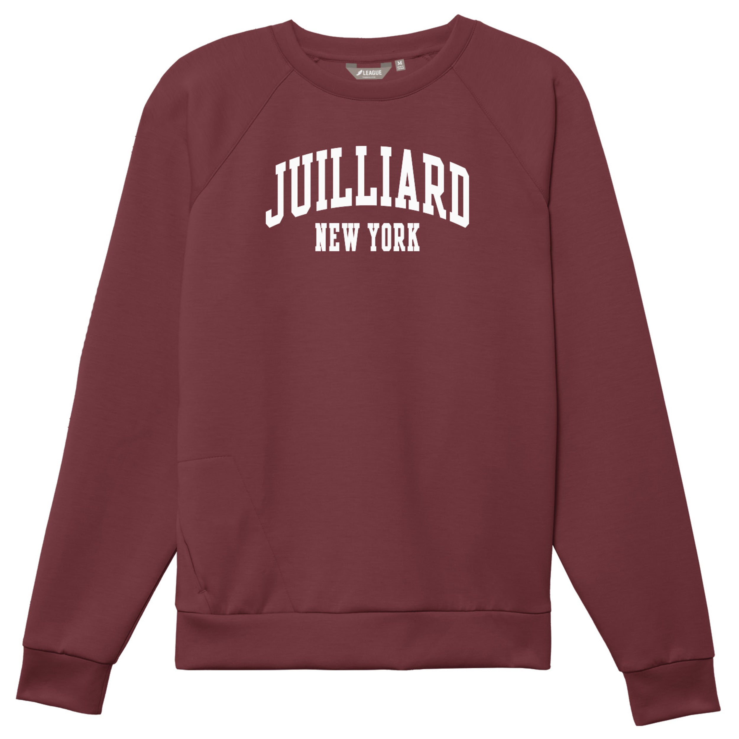 Clearance: Crew Pullover: Juilliard Scuba Knit with 3D embroidery