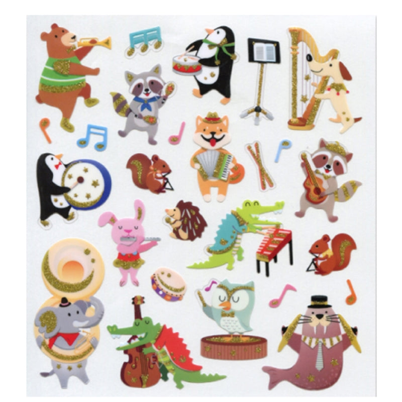 Stickers: Music Animals