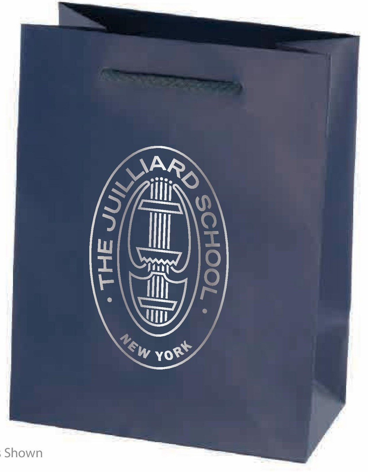 Juilliard Gift Bag Navy with Silver Seal