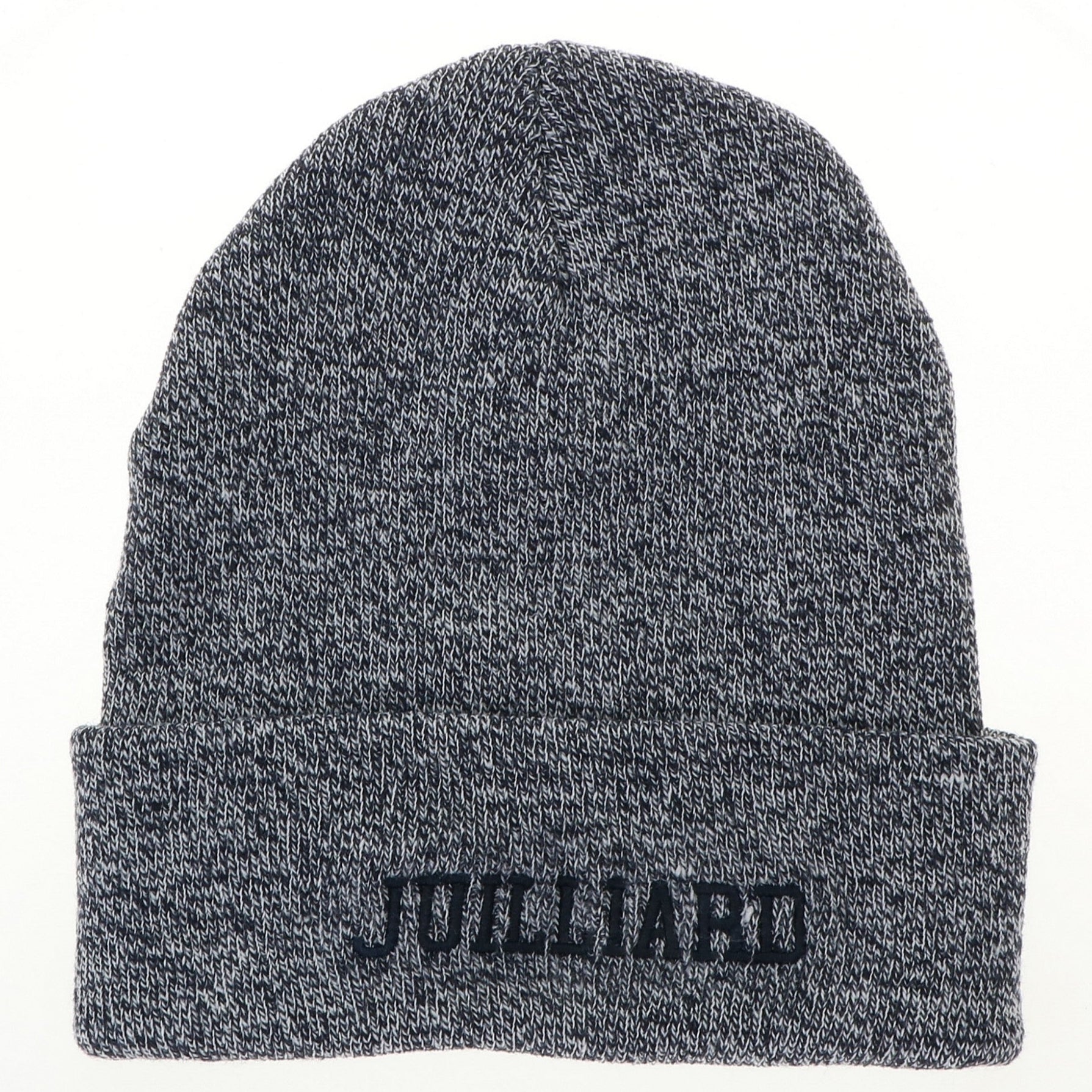 Beanie: Juilliard navy marled winter cap with cuff