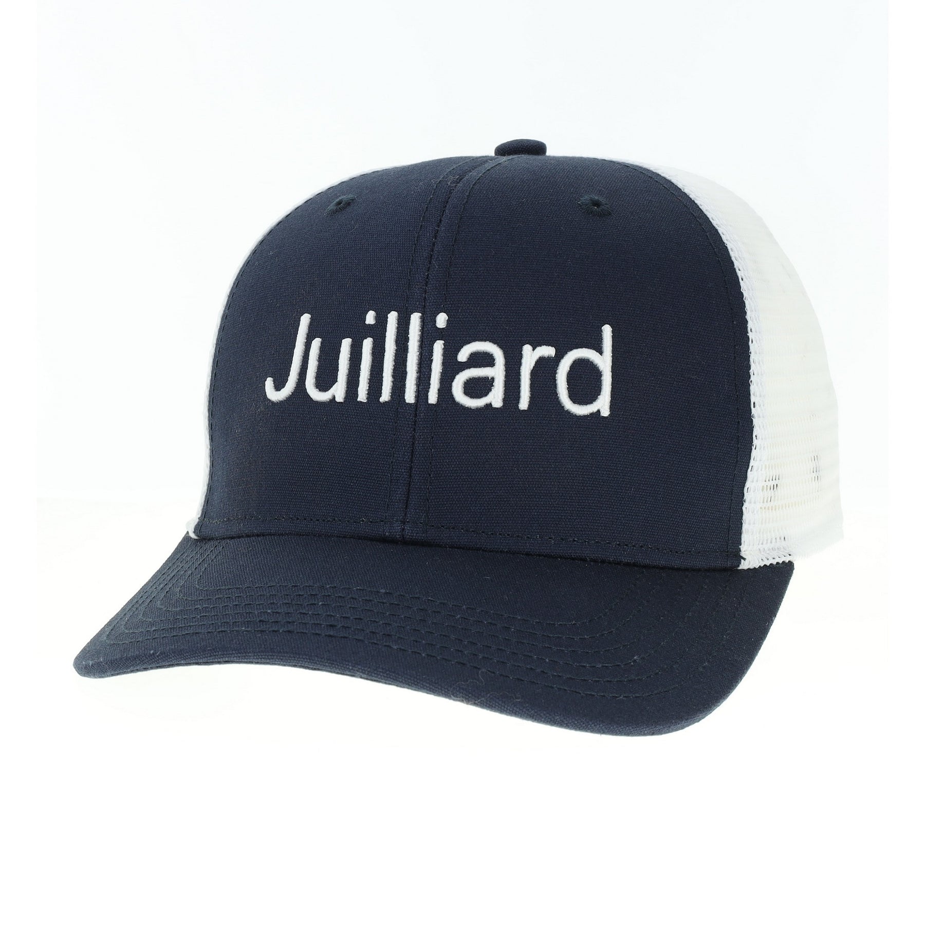 Cap: Mesh back mid pro snapback Juilliard logo