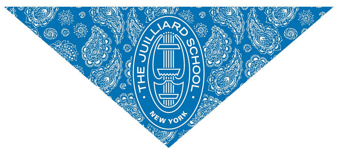 Pet Accessory: Juilliard Bandana with Seal