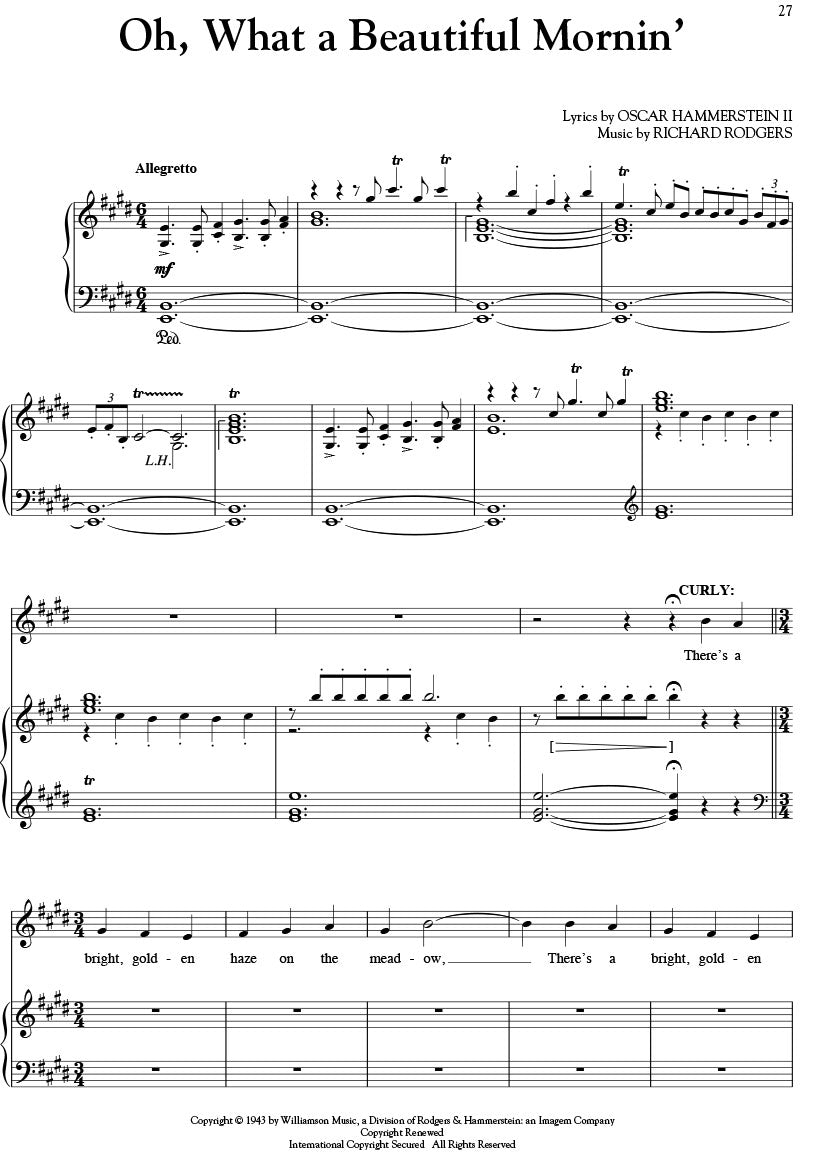 Oklahoma - Broadway Singer's Edition